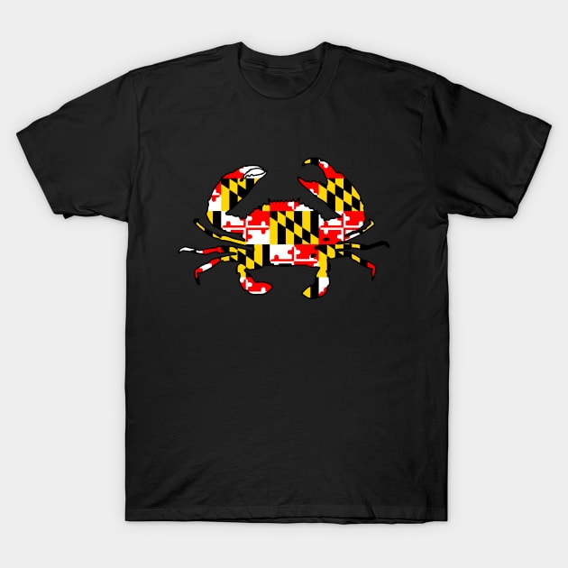 Maryland Crab - Maryland State T-Shirt by Lilian's